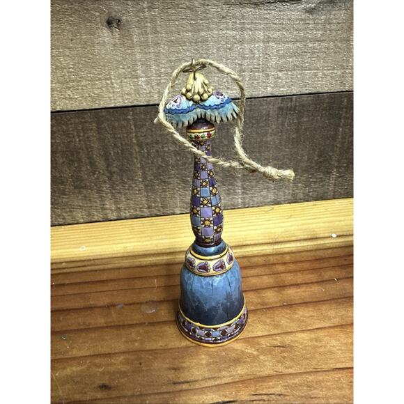 Jim Shore Celebrate Harmony Enesco Heartwood Creek Angel Bell Ornament - Picture 3 of 5